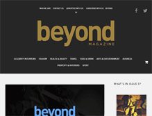 Tablet Screenshot of beyondmags.com